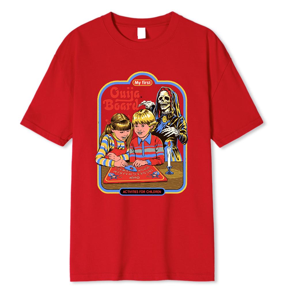 Horror Comic Series My First Voodoo Dall Men Clothing Sweat Street Tshirt Cotton Tee Clothes Breathable Cartoon Summer T-Shirt