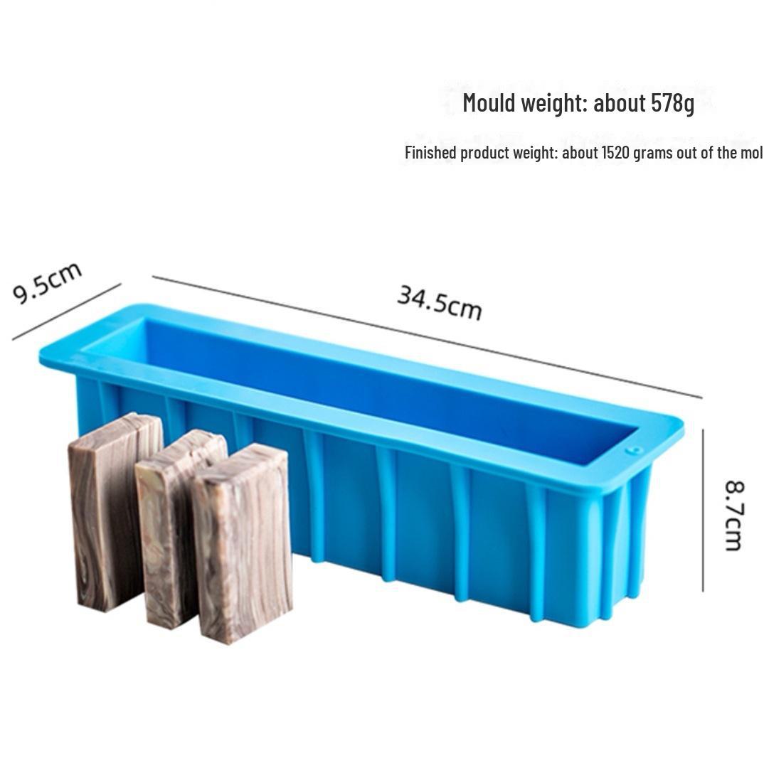 

Силиконовая форма для мыловарения холодным способом своими руками с крышкой (600г/1100г)