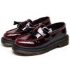 Women's leather low-top color-changing red small leather shoes Women's fashion student round head break