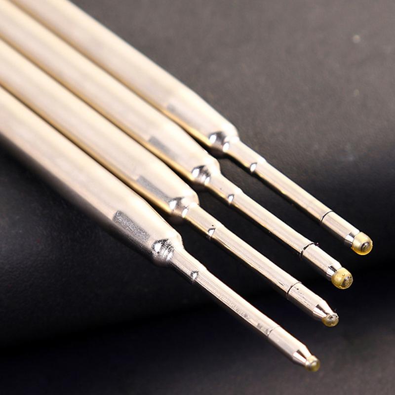 10Pcs 0.5Mm G2 Metal Roller Ballpoint Pen Refill Medium Nib Blue Black Color Ink Ball Pens Refill For School Office Writing Stationery
