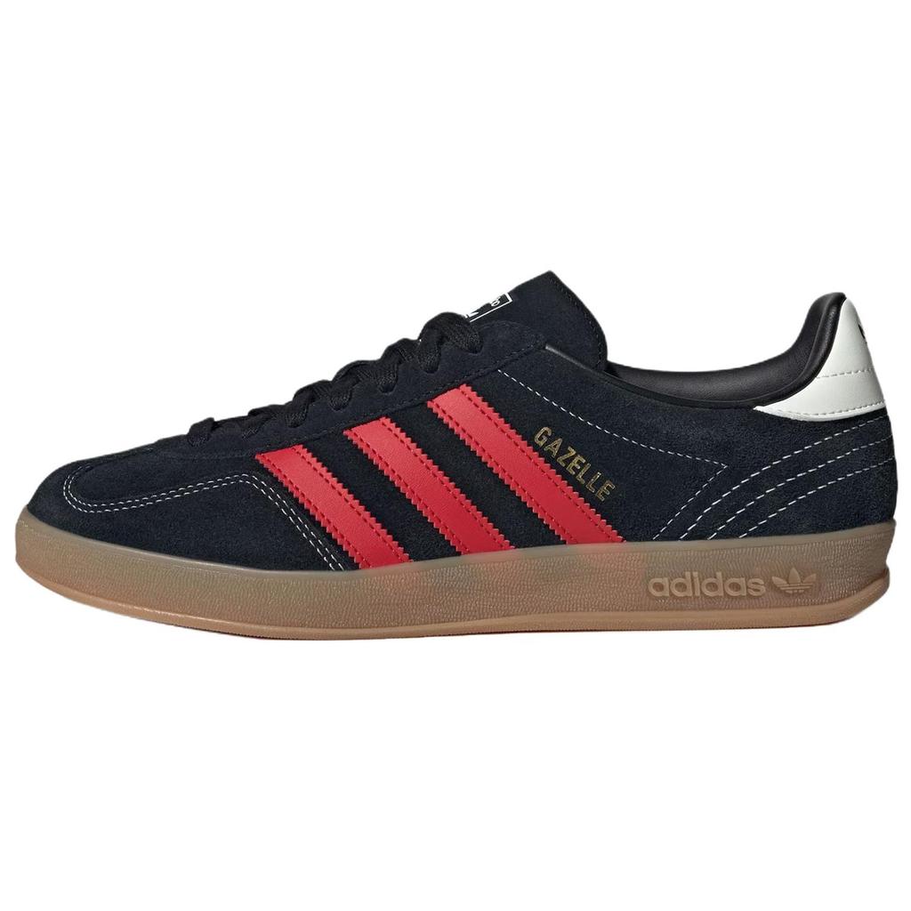 Gazelle Adidas Originals Indoor 'Core Black Better Scarlet Gum' IH9653