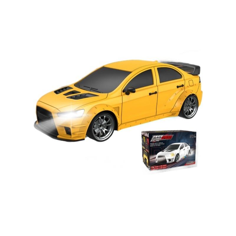 High-Speed RC1:20 Four-Wheel Drive Remote Control Drift Car with LED Lights 2.4G Frequency Racing Model Toy for Children