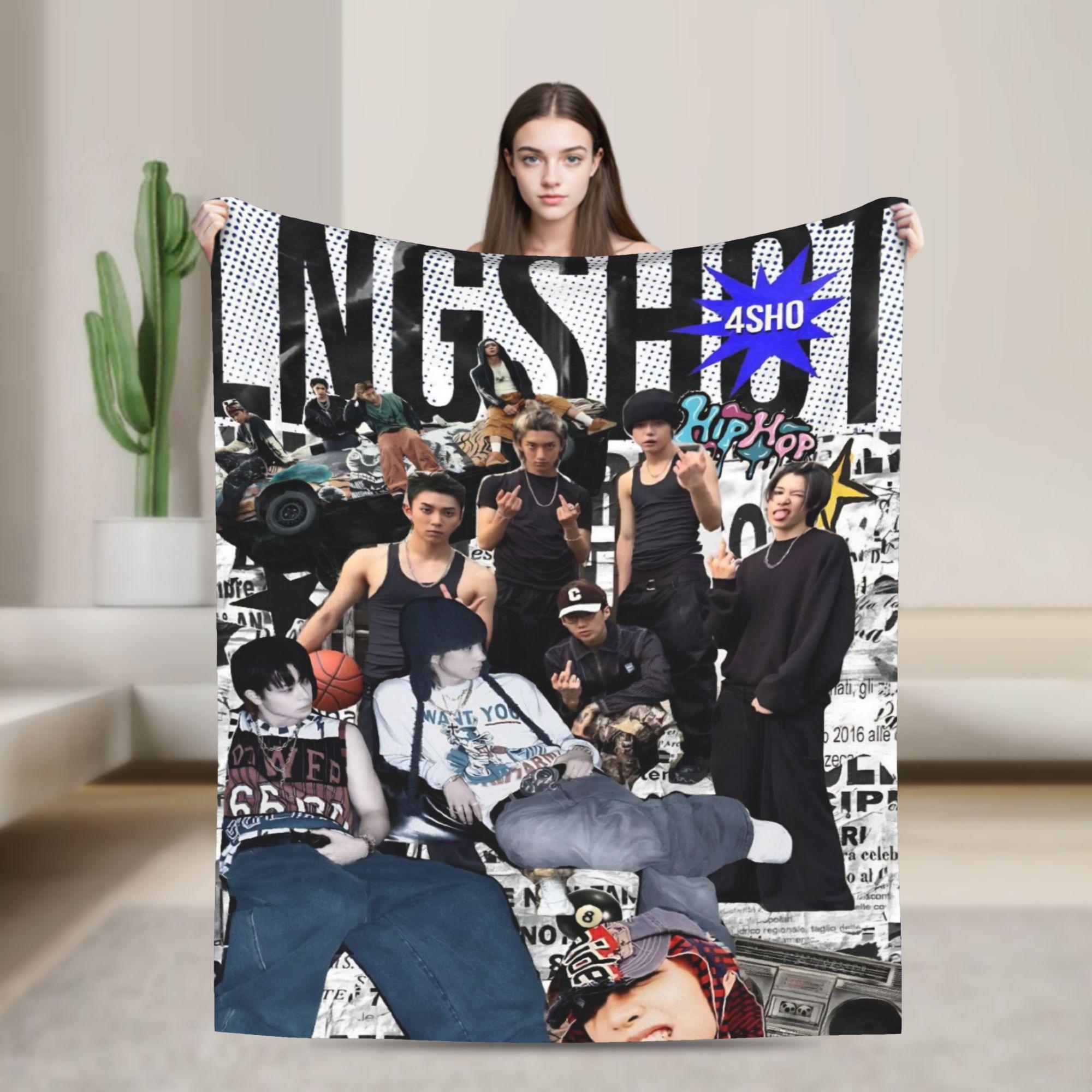

Kpop Group Lngshot Blanket Cozy Soft Throw Blankets for Bed 50x60 Inch Multi-size Bedspreads 100x150cm