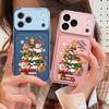 Cartoon-Weihnachtsbaum Für iPhone 17 Air 16 E 15 14 13 Plus 12 mini 11 17 Pro Max XR Xs Max 16E 7 8 Gehärtetes Glas Handyhülle