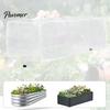 Outdoor Plant Safety Barrier Garden Netting for Raised Bed, Fine Mesh Cover with Drawstring, Breathable Greenhouse Bird Insect Vegetables Seedlings