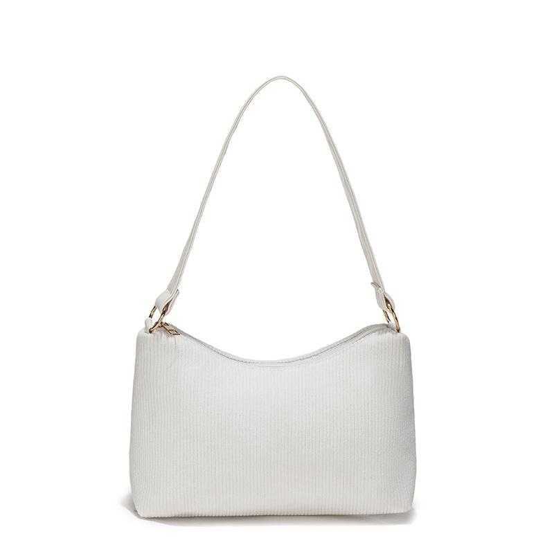 New hot-selling corduroy handbag large-capacity zipper messenger bag adjustable shoulder strap single shoulder