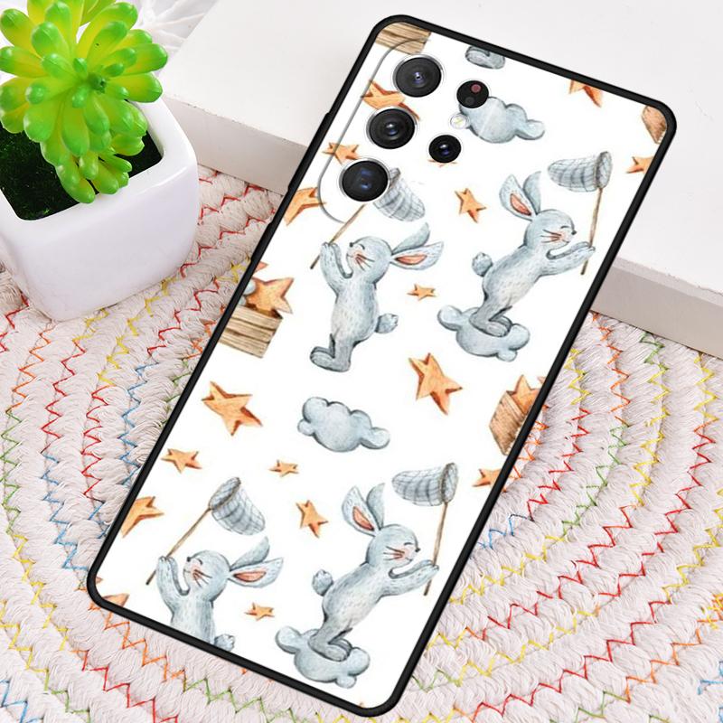 Bunny Rabbits Phone Case for Samsung Galaxy note 10 pro S26 Ultra S23 S24 FE S25 S21 S22 PLUS shockproof Cove