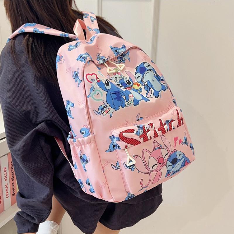 Disney Stitch Backpack Children's Primary School Medium Backpack Weight Loss Ultra Light Backpack
