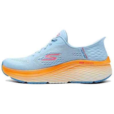 Maximal dämpning Elite 2.0 Lättviktiga Bekväma Stötdämpande Låga Löparskor Dam sneaker Blå Orange 129626-BLOR