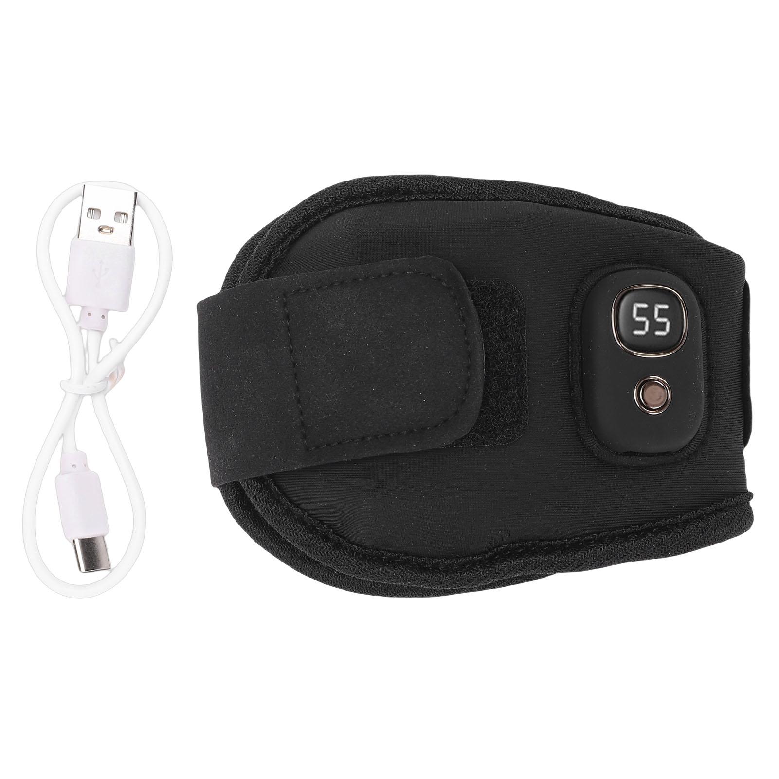

Electric Hand Warmer Bracelet USB Rechargeable Digital Display Hand Warmer Heating Bracelet with 3 Speed Temperature Adjustment
