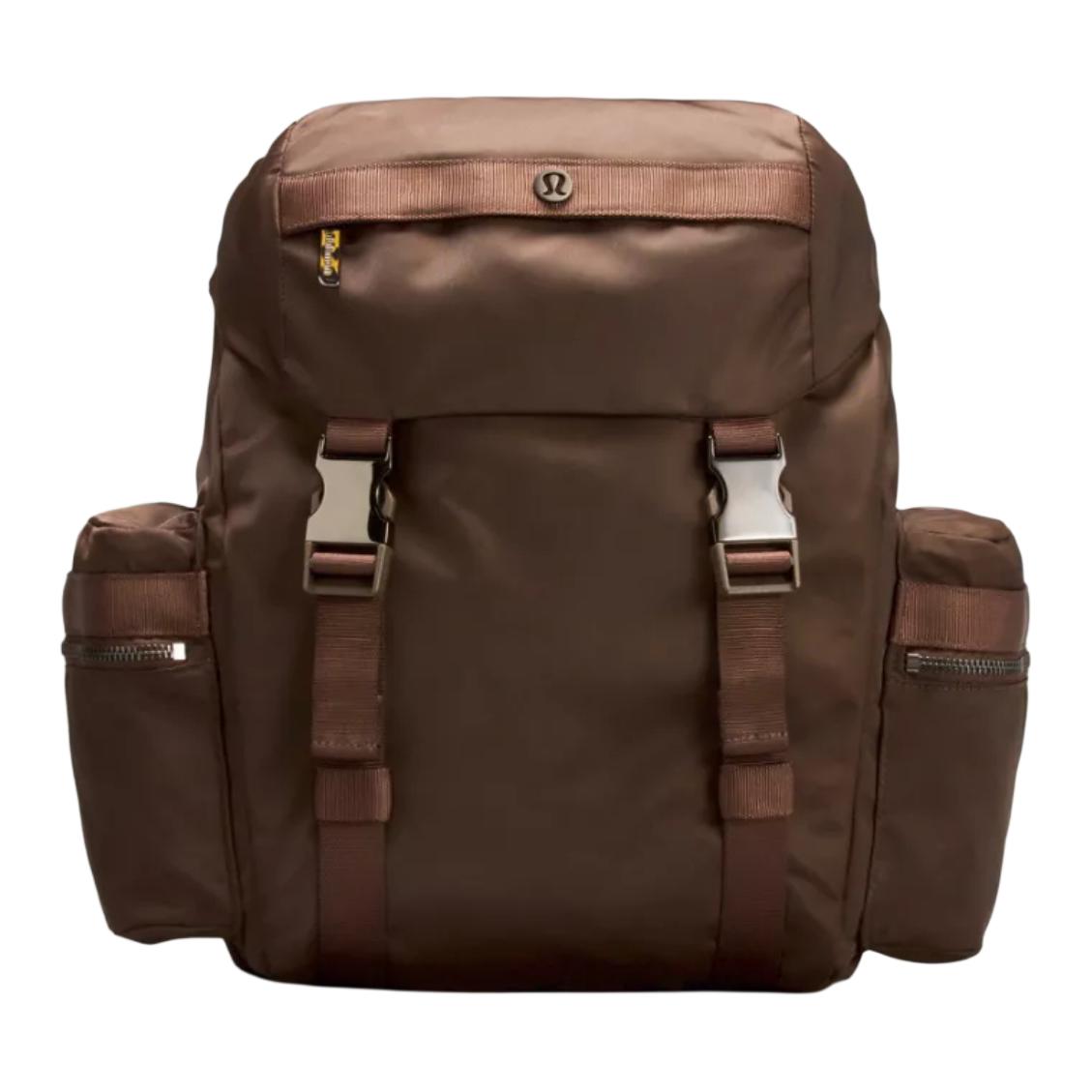 Lululemon 14L Wunderlust Sports Leisure Logo Nylon Mini Backpack Men Backpack Linen LU9B23S-FRPR-GMET Raw Linen,Mini