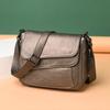 Autumn New Autumn Style Middle-aged and Elderly Women's Bag Shoulder Crossbody Bag Soft Leather Women's Singles Bag