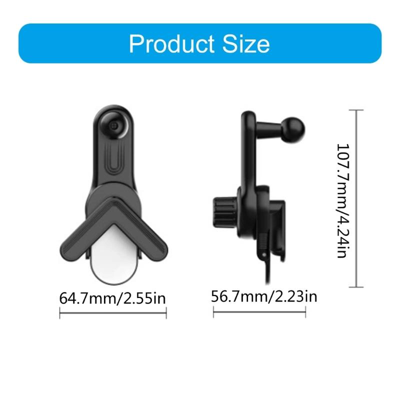Vehicle Screen Support Extension Rod Stand with Height Adjustment for Drivers & Passenger, Navigation Movies Video Calls