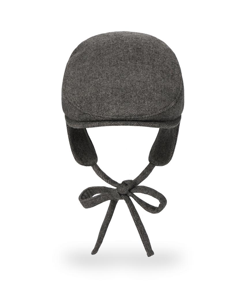 Bajal Va Embroidered Fly Hunting Cap Grey