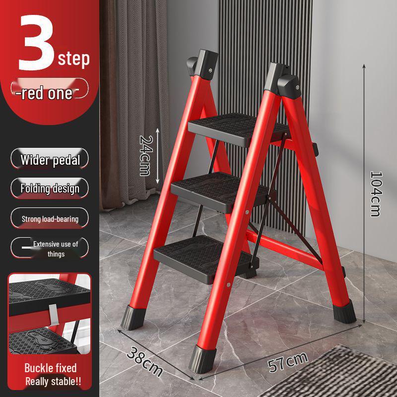 Portable Multi-Functional A-Frame Folding Ladder for Home and Engineering Use