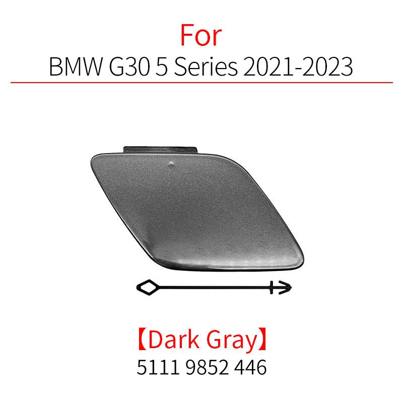 For BMW G30 LCI M Car Front Bumper Tow Hook Cover Cap Black For BMW 5 Series M Sport - 520 530 535 540i M 51119852446