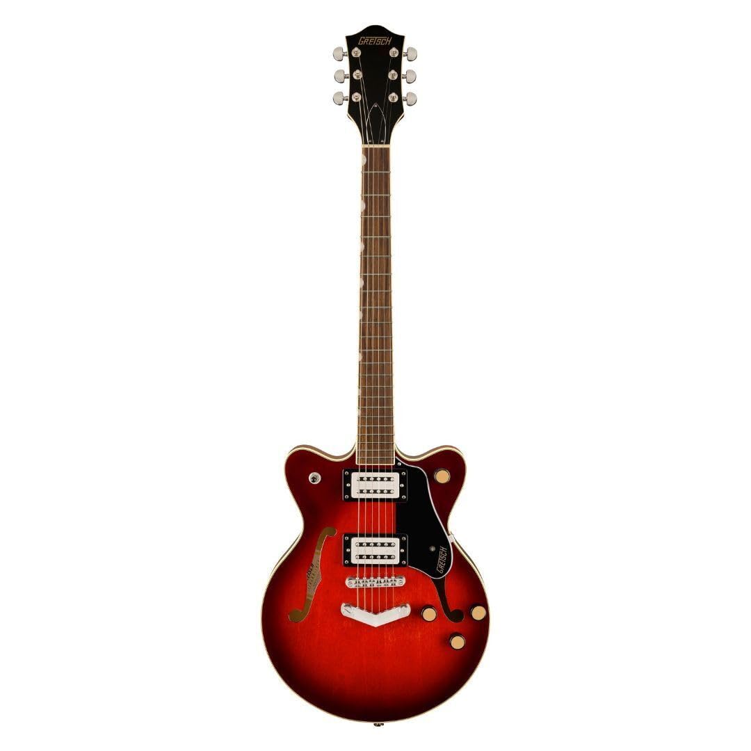 

Gretsch G2655 Streamliner Center Block with Claret Burst Gretsch / Jr. Double-Cut V-Stoptail