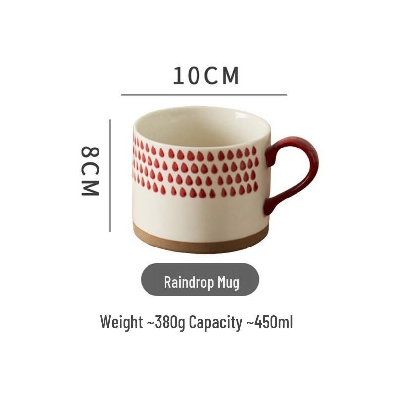 TLXT Hand-Painted Ceramic Coffee Cup Gift Set