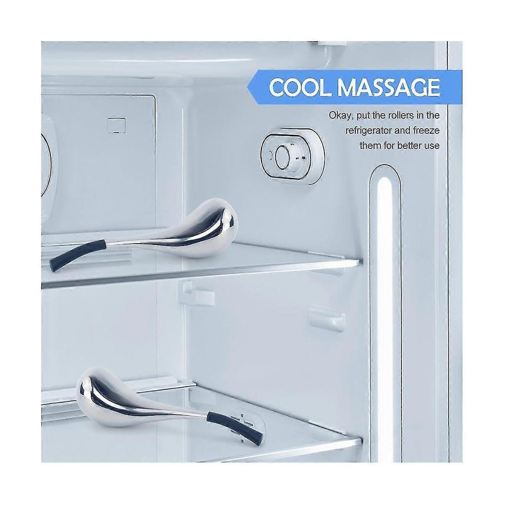 Ice Globes Spoon Massager Facial Skin Care Freeze Tool Stainless Steel Face Beauty Roller Cooling M