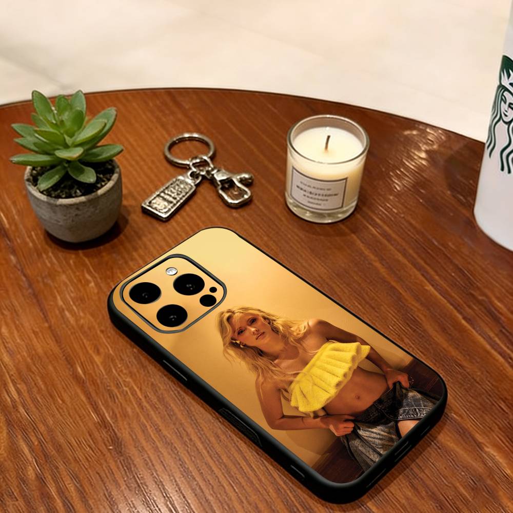 

Singer Zara Larsson Phone Case For iPhone 17,16,15,14,13,12,11 Plus,Pro Max,XS,Soft Silicone Black Cover iPhoneXsMax
