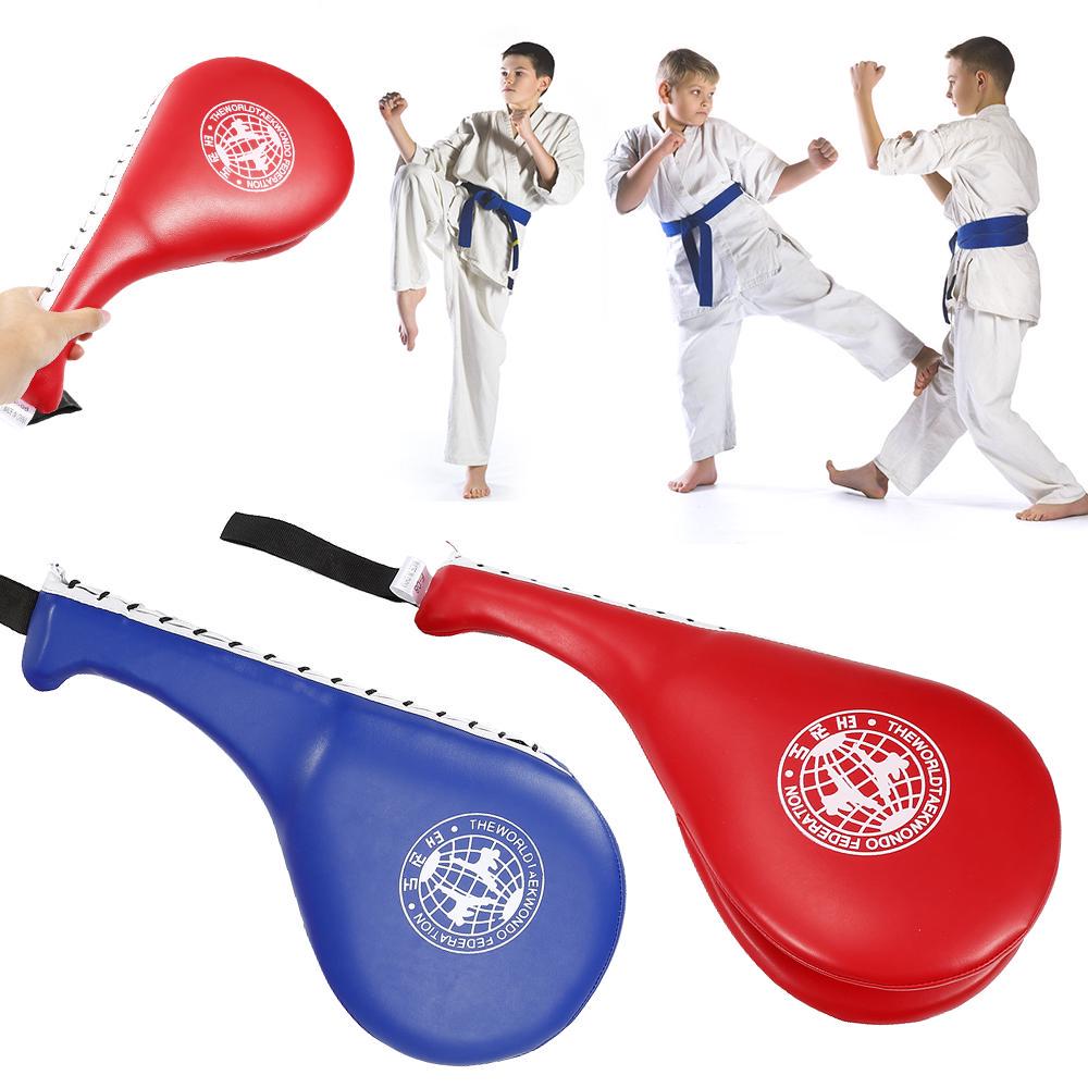 Double Kick Pad Target Tae Kwon Do Karate Kickboxing MMA Training Taekwondo