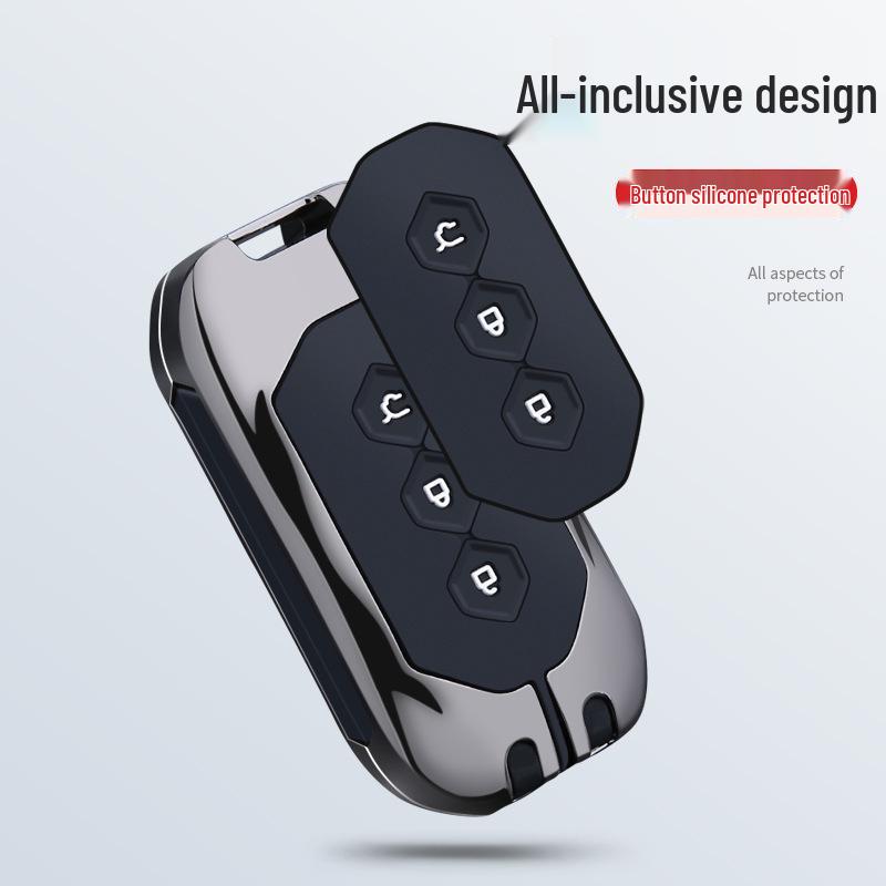 2020 Wuling Capgemini Smart Key Cover: Protective Metal Shell with Buckle