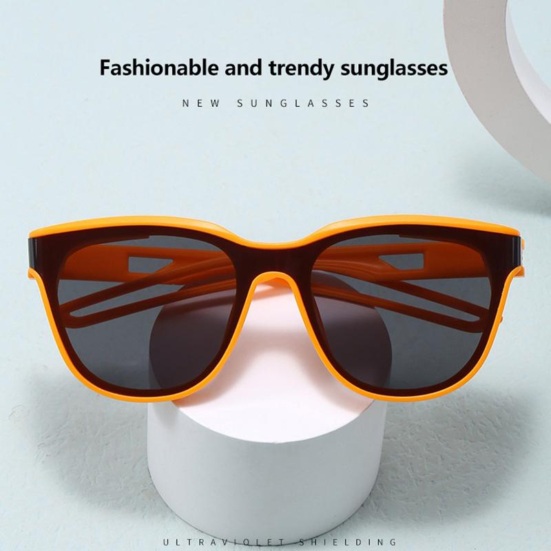 Square Fashion Sunglasses Men Women Outdoor Driving Bicycle Road Windproof Goggles Hiking Camping Travelling Classic Shades