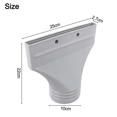 Air Conditioning Solutions Exhaust Connection Adapter High-Quality Plastic
