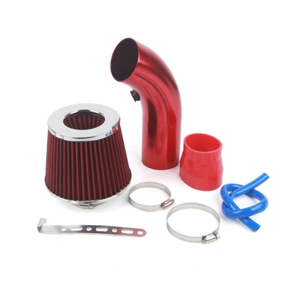 For76mm/3-inch car cold air mushroom head intake pipe filter air aluminum set
