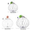 Saltwater Fishing Crab Trap Stainless Steel Cage Adjustable Crab Trap Cage With Auto Deploying Fishing Gear Accessory