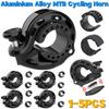 1-5PCS Bicycle Bell for AirTag Aluminium Alloy MTB Cycling Horn Anti-Theft Bike Handlebar Bell for Mountain Bike Road Bike