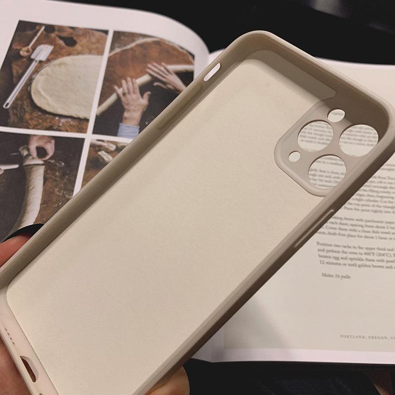 Niedliche Cartoon-Smiley-Buchstaben-koreanische Telefonhülle für iPhone 12 11 Pro Max Xr X Xs Max 78 Puls Se 2020 Hüllen weiche Silikonhülle 1084