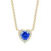 ZHOUYANG Heart Necklace For Women Cubic Zirconia Rose Gold Neck Pendants Choker Chains Jewelry Female N317