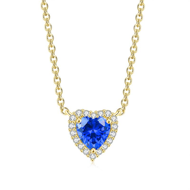 

ZHOUYANG Heart Necklace For Women Cubic Zirconia Rose Gold Color Neck Pendants Choker Chains Jewelry Female Wholesale N317