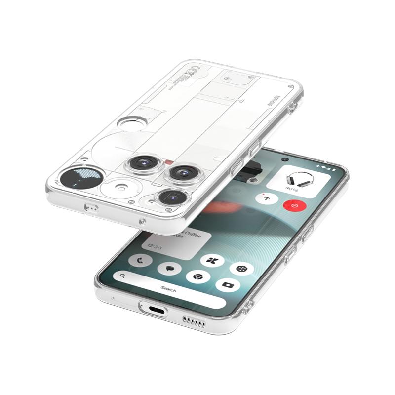 Non-Yellow Clear Soft Accessories TPU Case for Nothing Phone 3 5G 3A Pro 2a Plus CMF 2 1 Phone3 Phone3a Covers