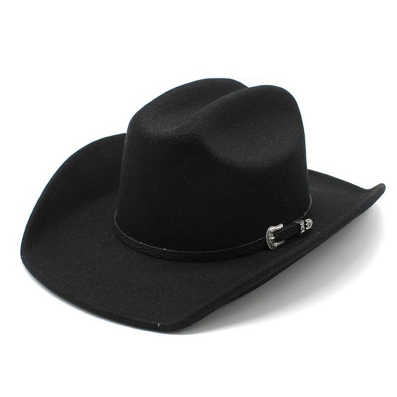 Western Cowboy Hat Men'S And Women'S Versatile Top Hat Ethnic Style Knight Jazz Hat