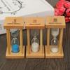 1/3/5Min Wooden Sand Sandglass  Timer Clock Home Decor Gift Kitchen