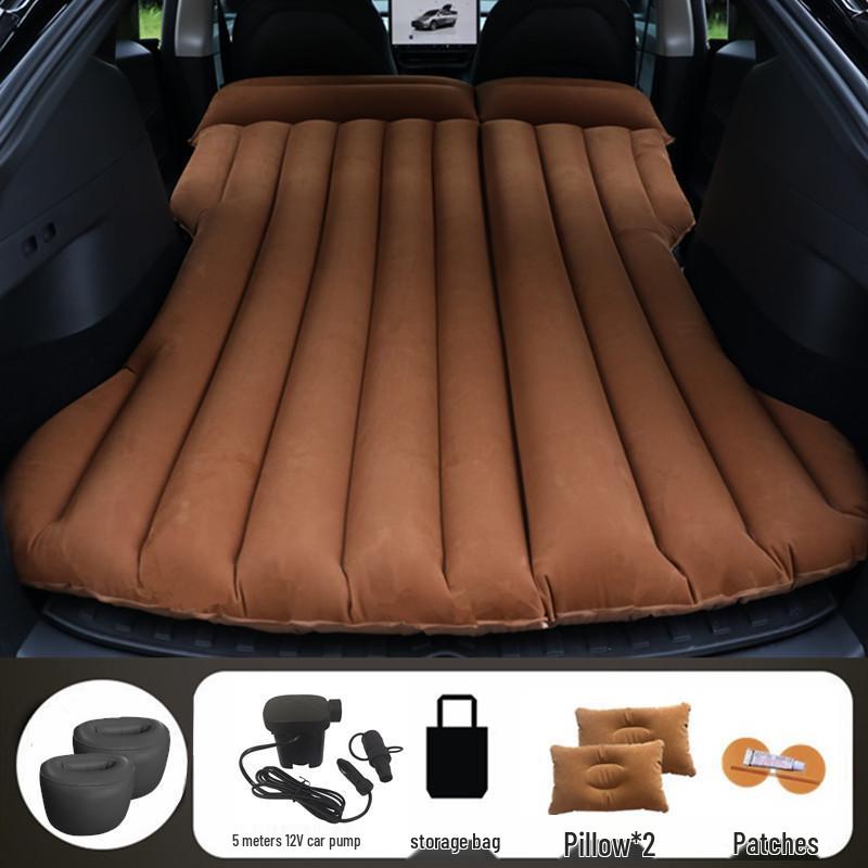 Tesla Model Y/3 Rear Seat Inflatable Mattress - Foldable Car Sleeping Pad
