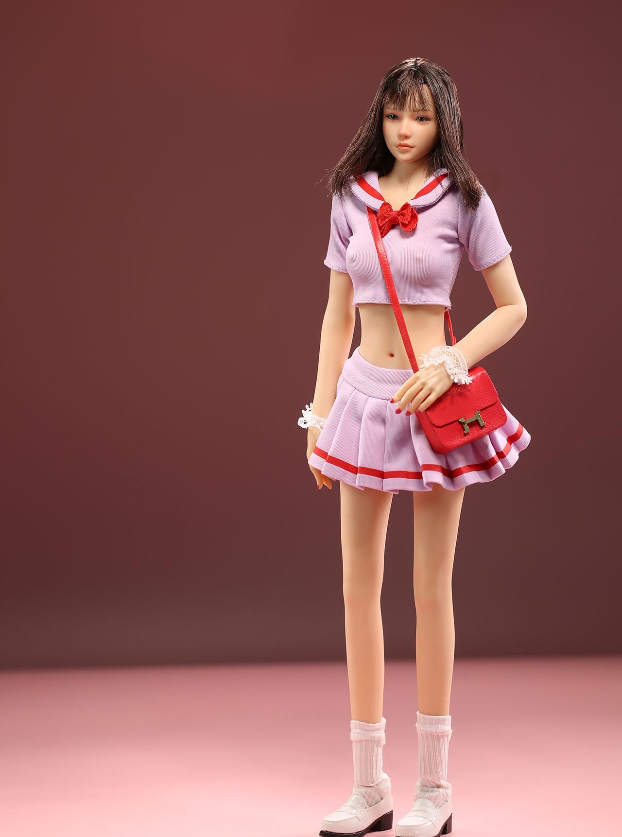 

[ADWOA] 1/6 Sexy Clothing, 1/6 Female Sexy School Uniform, JK Uniform, Fashion Top, Sexy Suit (Bodywork, Head, and Shoes Not Included)