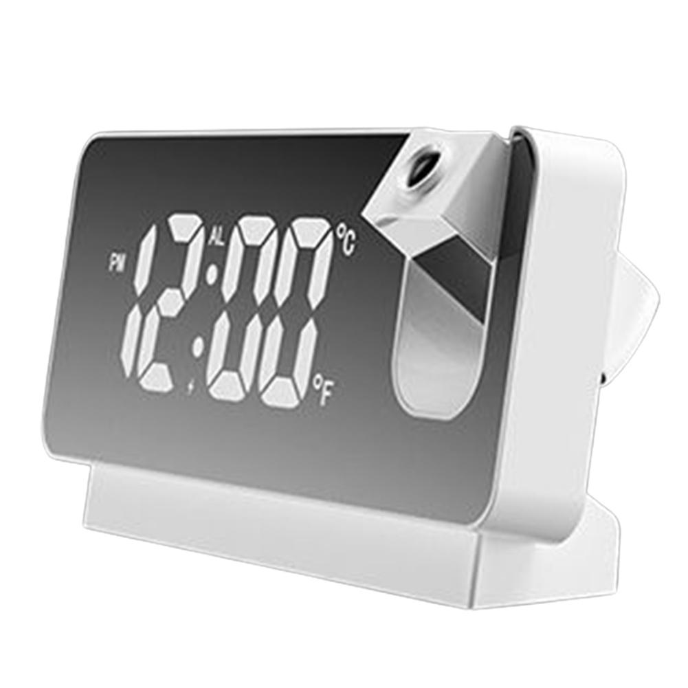 

Часы-будильники Кабриолет Двойные Электронные Цифровые белый