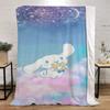 Cinnamoroles Summer Blanket Throw Fluffy Plaid Warm Blankets for Cold Microfiber Bedding Beach Towel Home Interior Knee Soft Nap