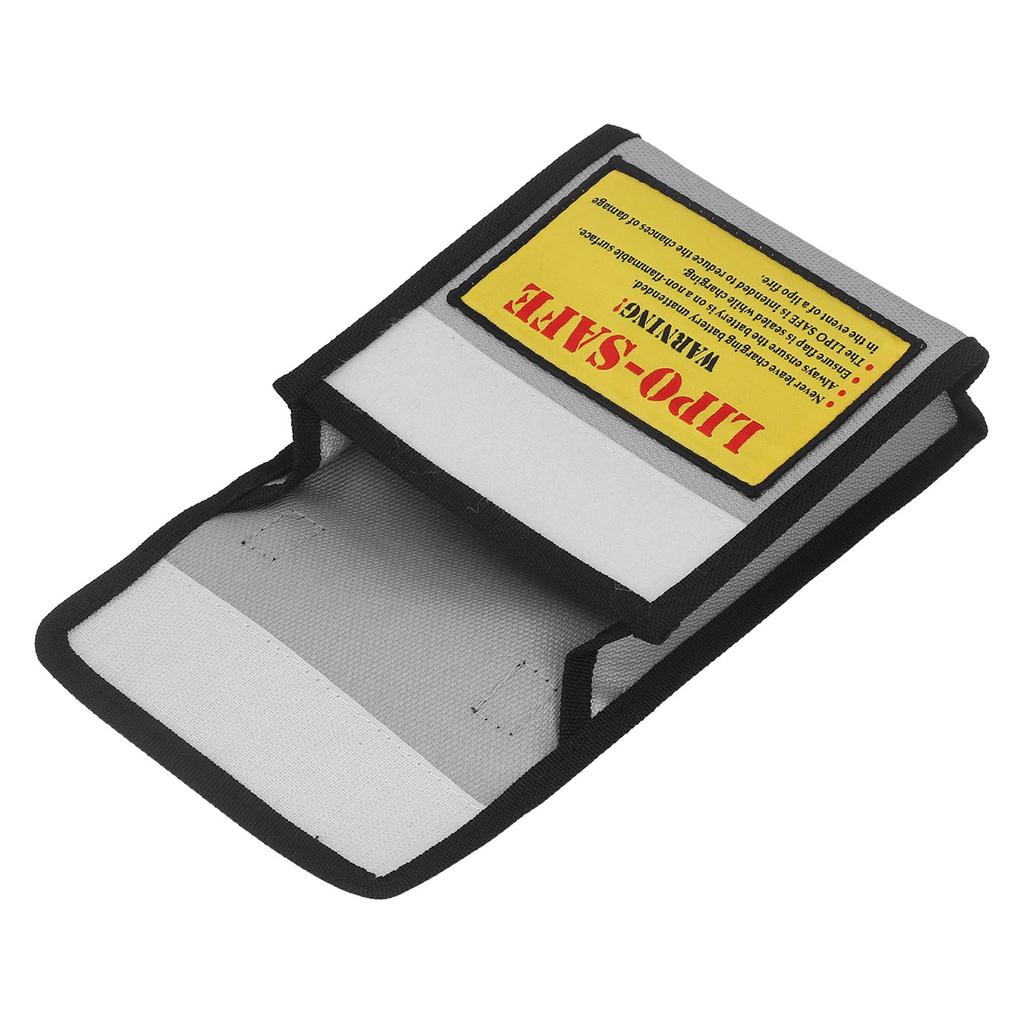 Sac de sécurité pour batterie Lipo Gris Ignifuge Anti-explosion Sac de protection pour batterie pour la maison