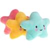 2Pcs Star Plush Pet Dog Toys Cute Squeaky Toy for Interactive Toy Dog Chew Toy for Pet Dog Puppy Training Playing, Squeak (Pink)