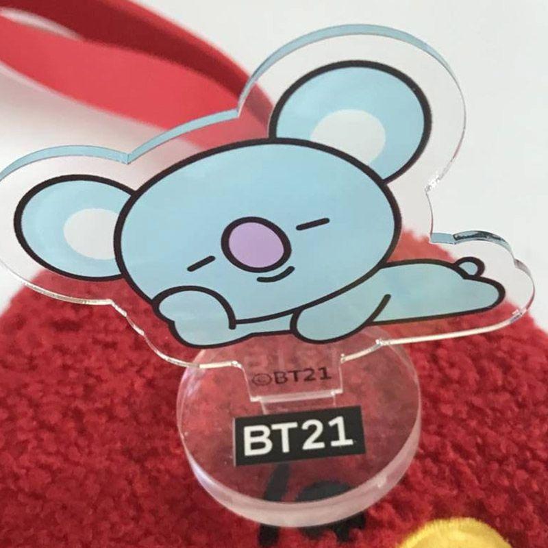Kpop Bts Bt21 Cute Standee Action Figure Doll Van Acrylic Standing Decor Table