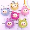 Resin Colorful Noctilucent Clear Candy Color Tiger Rabbit Cats Dog Flat back Cartoons Figurines 6PCS Scrapbooks DIY Decor Crafts