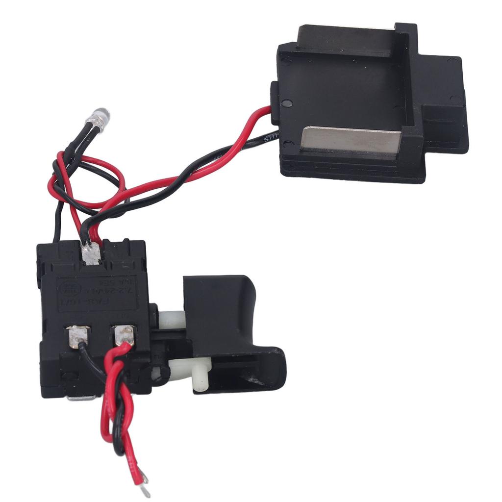 Wrench Trigger Switch Universal Electric Speed Control Wrench Switch with Light 7.2 to 24V