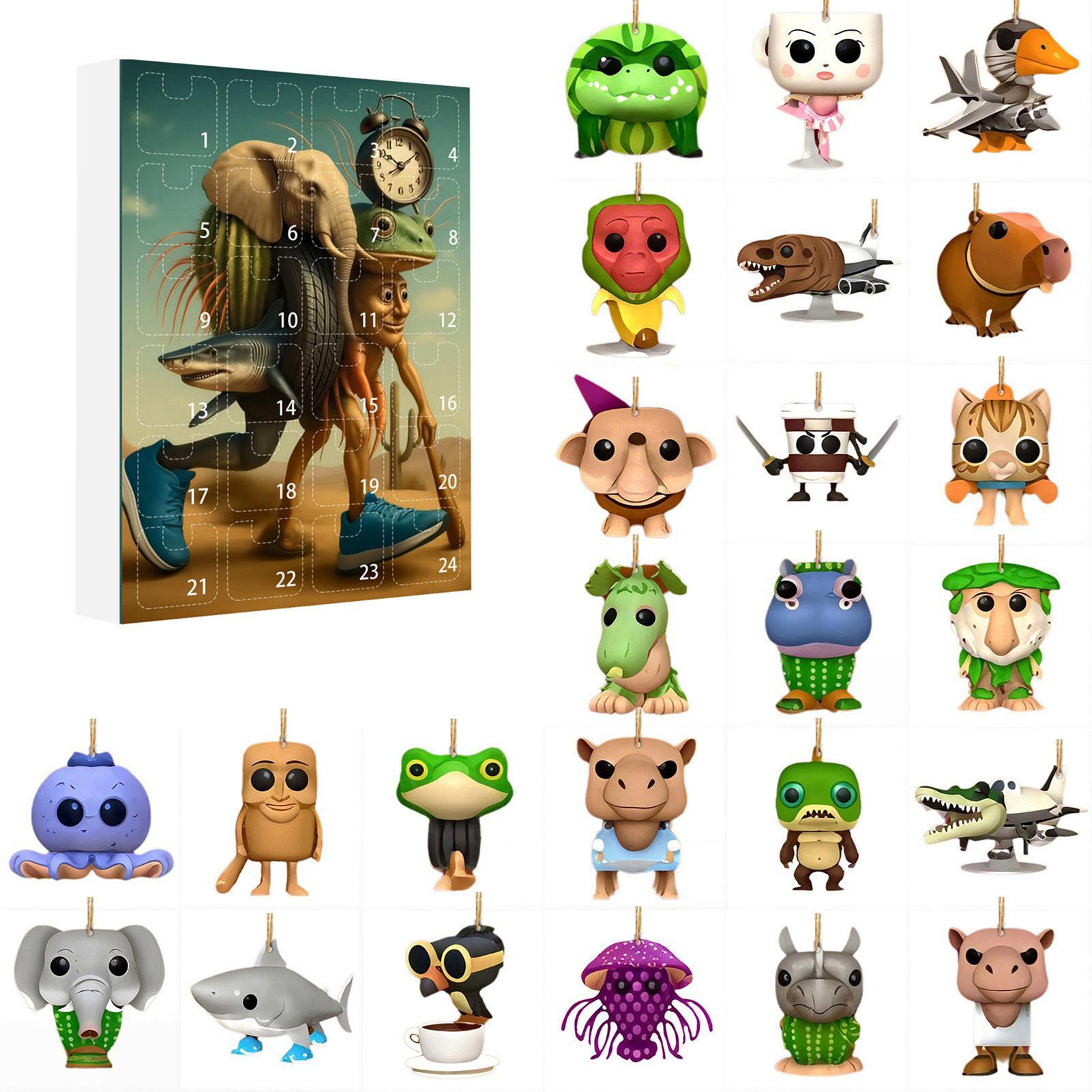 Brainrot Italian Characters Keychains Funny Animal Acrylic Keychain Present For Fans