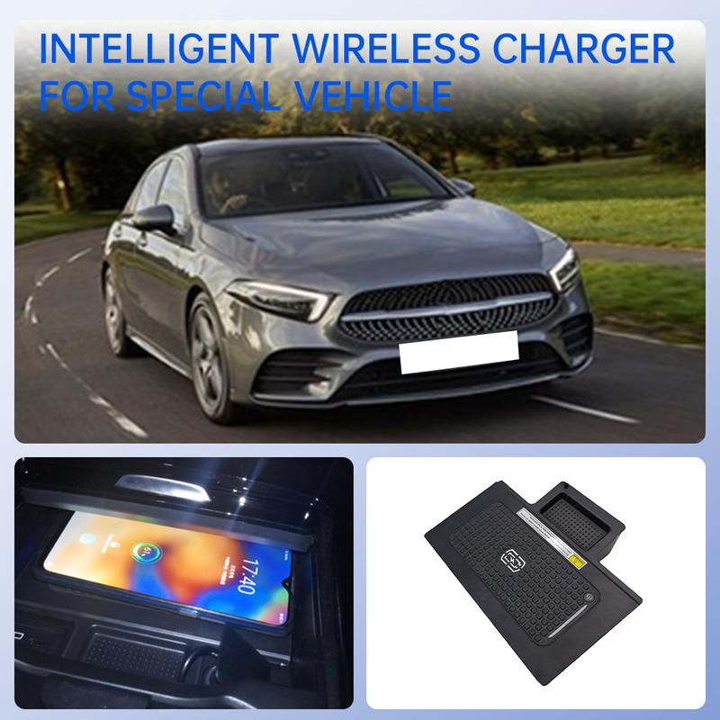 For Benz A-Class W177 W247 A180 A200 AMG A35L B-Class B200 GLA GLB CLA 2019 2020 15W fast Car Wireless Charger cars accessories