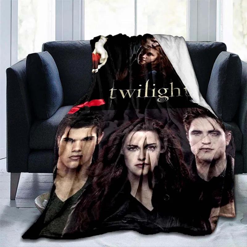 Twilight 3D printed blanket children's warm blanket soft and comfortable home travel portable blanket birthday gift blankets