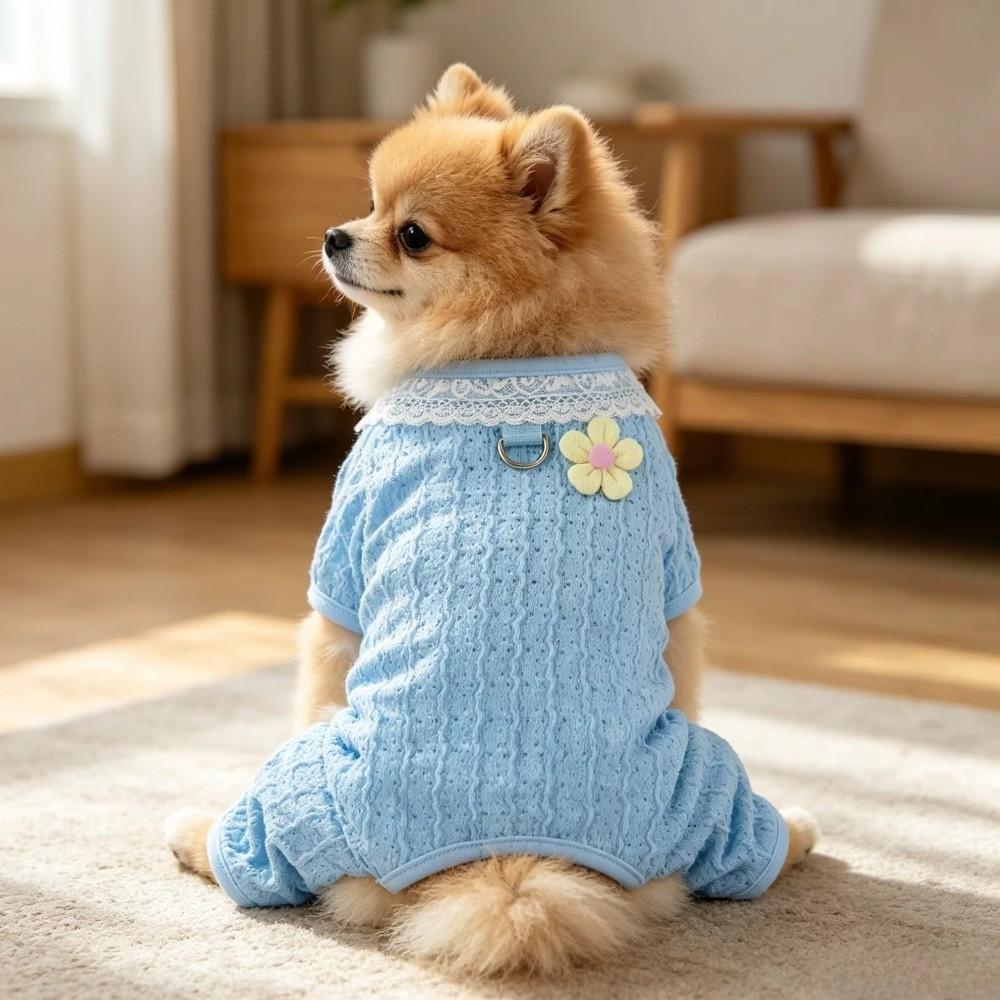 Thin Breathable Pet Sunscreen Costume Anti-Mosquito Four Legged Clothes Daily Wear